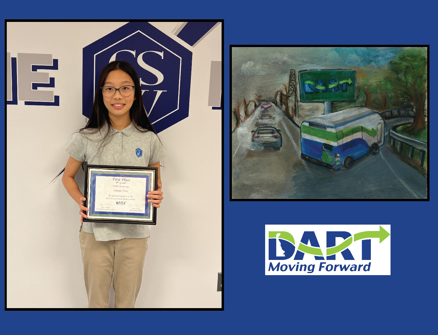 Dart Contest 1st Place winner - Xinran Zhuo